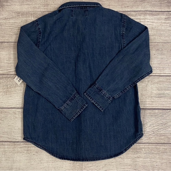NWT Old Navy jean button down size S 6/7 - Picture 5 of 5